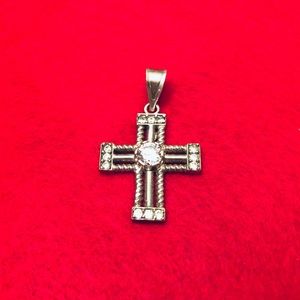 Pendant Cross Sterling Silver Handcrafted